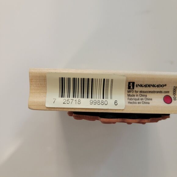 ELEGANT FLOURISHING BIRDS OF A FEATHER Lot of 2 Wood Mounted Rubber Stamps NEW - Picture 4 of 12